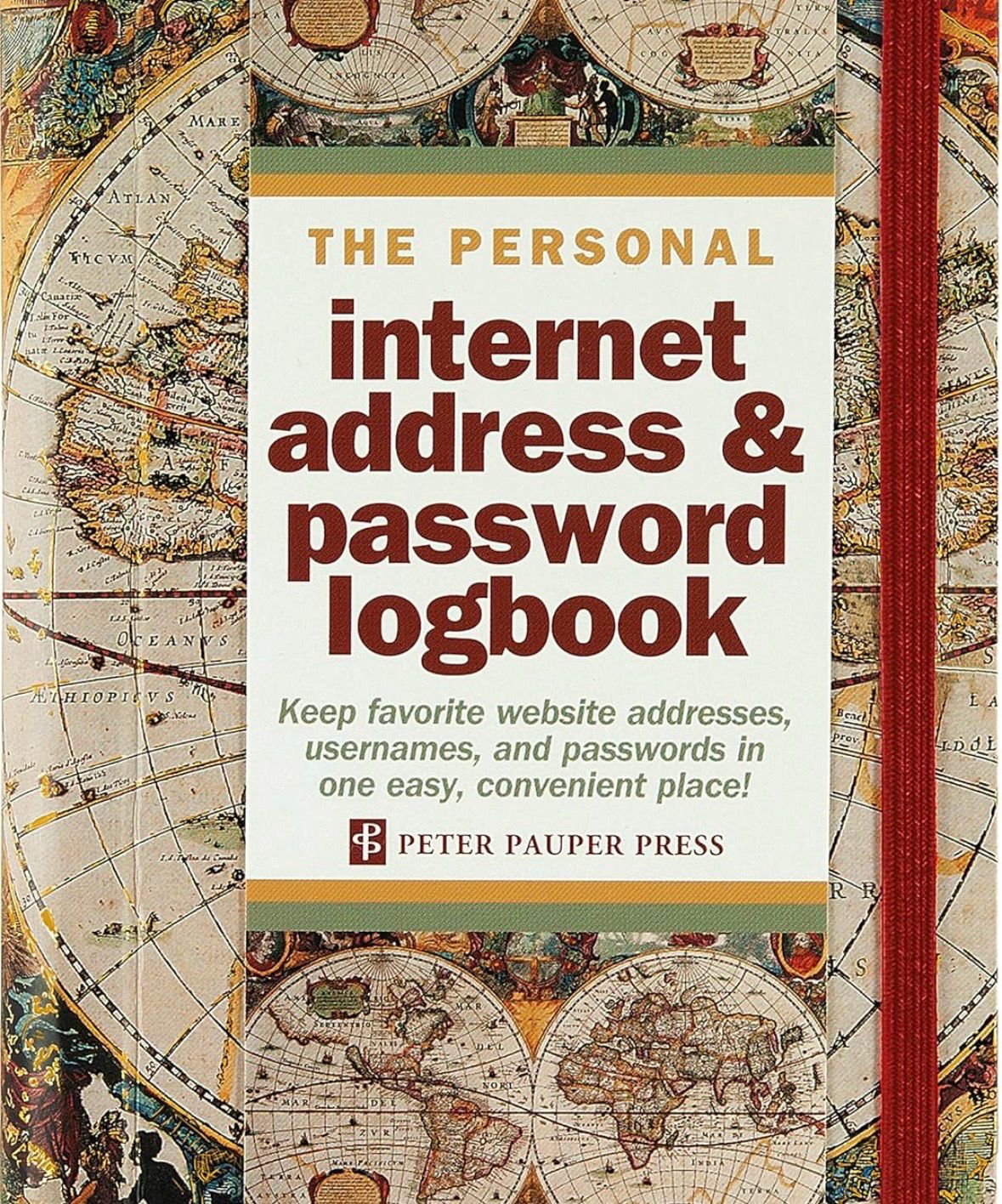 Old World Internet, Address, &amp; Password Logbook