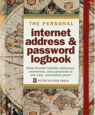 Old World Internet, Address, &amp; Password Logbook