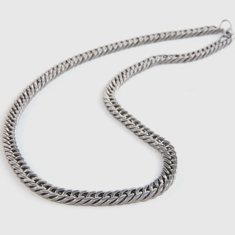 Jax Stainless Silver Chain Necklace