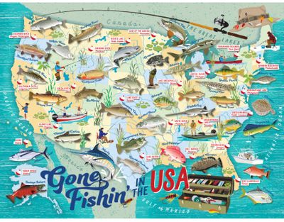 Gone Fishin Puzzle