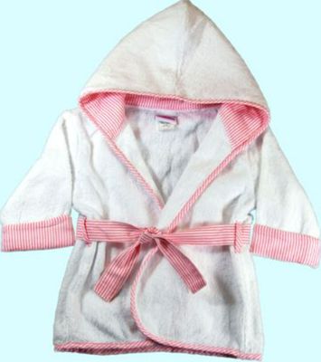 Infant Hooded Robe-Pink