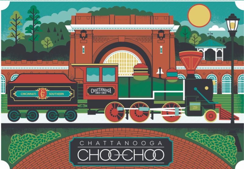 Chattanooga Choo Choo Magnet