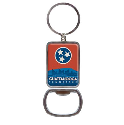 Chattanooga Tn, Bottle Opener Keychain