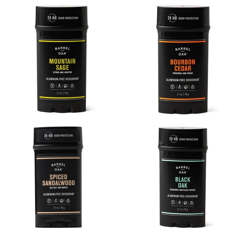 Barrel &amp; Oak Men's Aluminum-Free Deodorant
