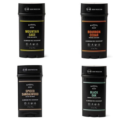 Barrel &amp; Oak Men's Aluminum-Free Deodorant