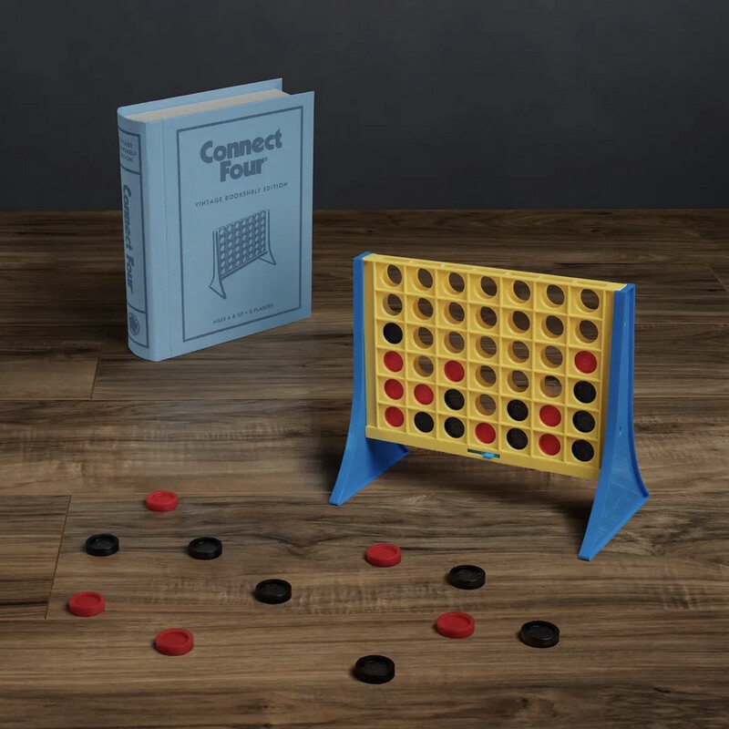 Connect Four Bookshelf Game