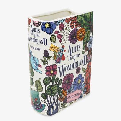 Alice In Wonderland Book Vase