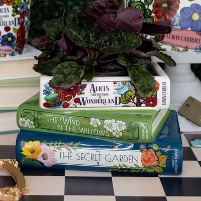 Stacked Book Planter