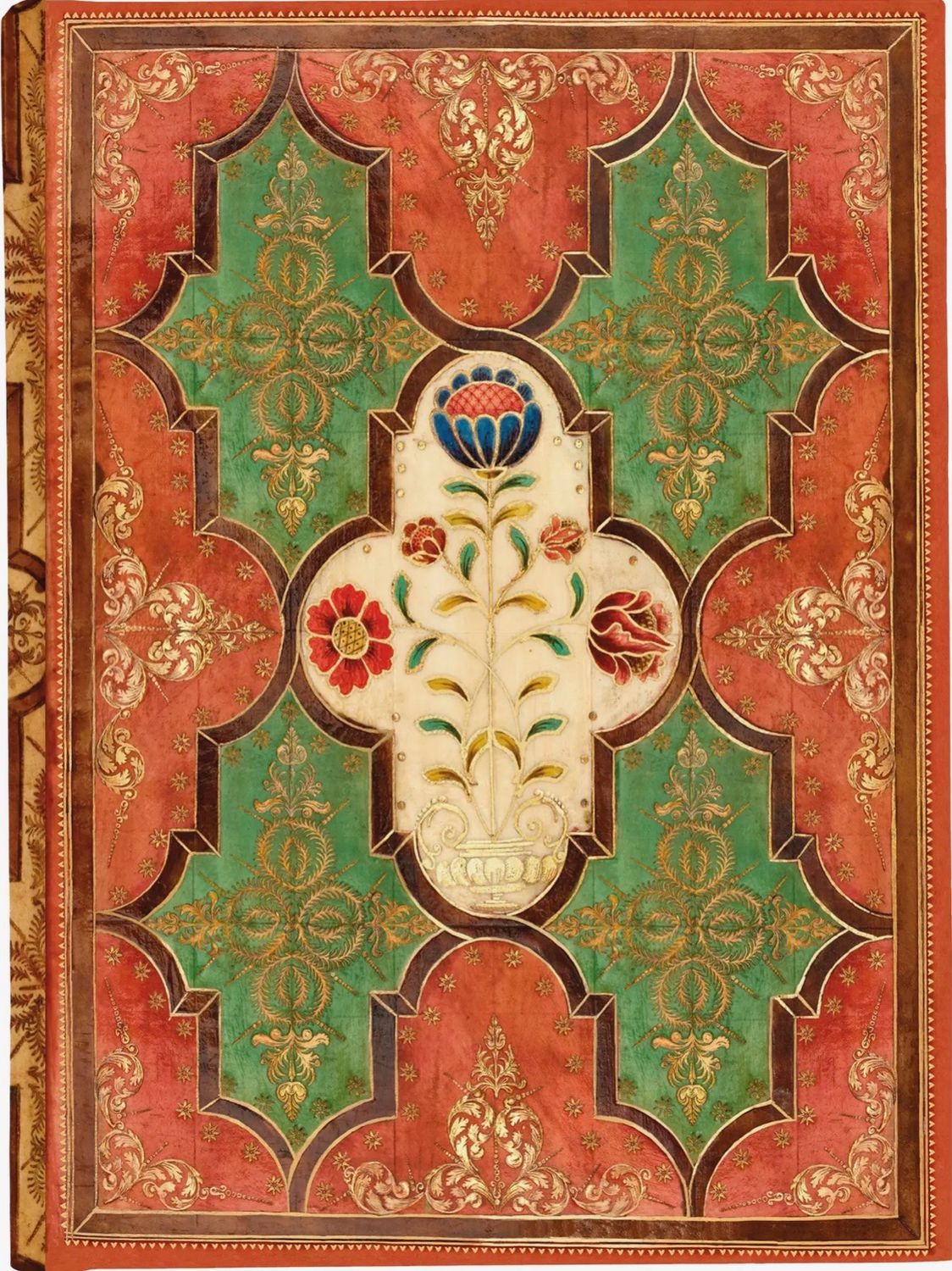 Floral Parchment Journal
