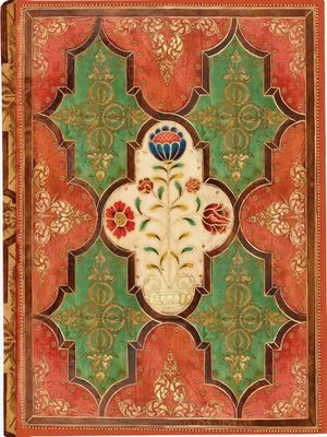 Floral Parchment Journal
