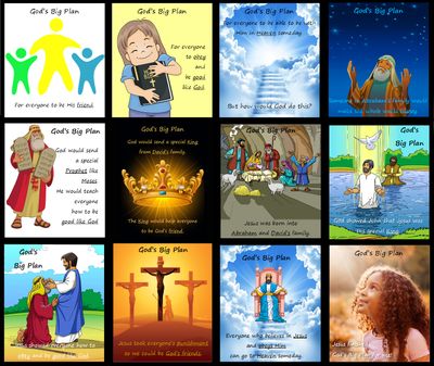 God&#39;s Big Plan Magnet Set