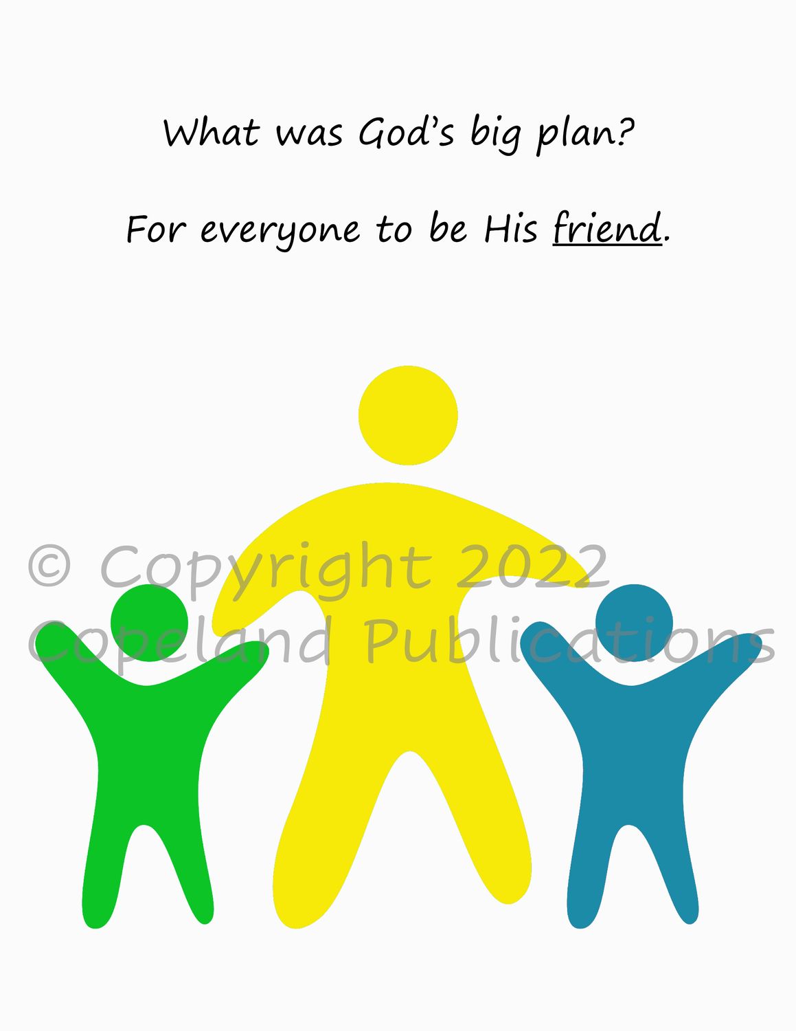 God&#39;s Big Plan Laminated Picture Set