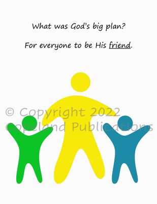 God&#39;s Big Plan Laminated Picture Set
