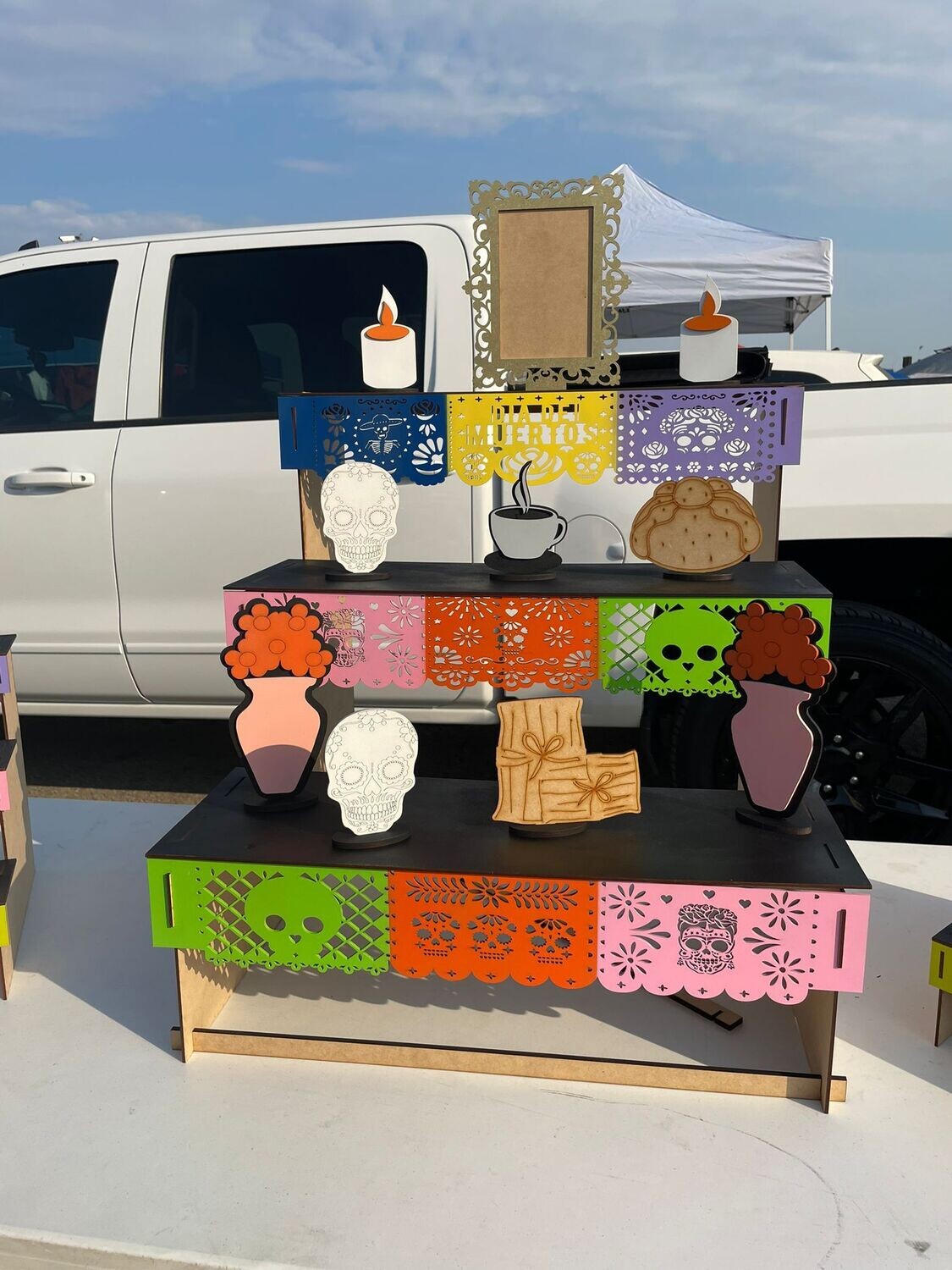 Altar Ofrenda Day of the dead 23 x 23 x 23