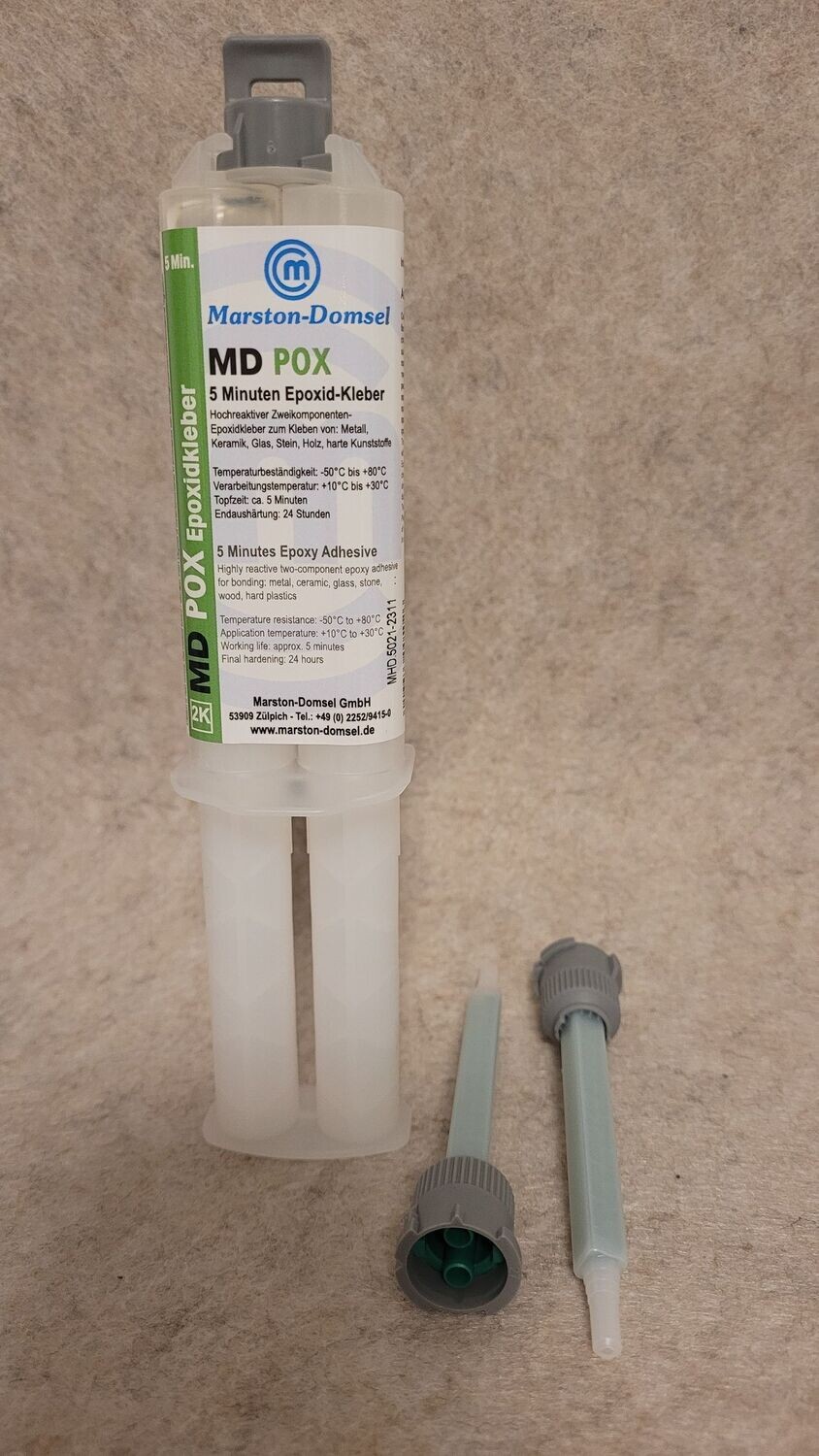 ​2-Komponenten Epoxidharz Kleber Pox 5 min.