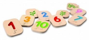 Zahlen 1-10 Blindenschrift Zahlen 1-10 Blindenschrift