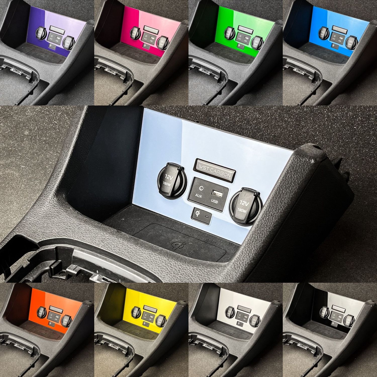 Hyundai i30N : Abdeckung Mittelkonsole / Ablagefach Acryl Glas Hyundai i30N : Abdeckung Mittelkonsole / Ablagefach Acryl Glas