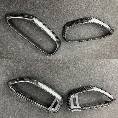 Echt Carbon Cover Lüftungsdüsen Hyundai I30N PDE ( Linkslenker / LHD ) Hyundai i30 i30n Rahmen Lüftungsdüsen echt Carbon WST Carbon