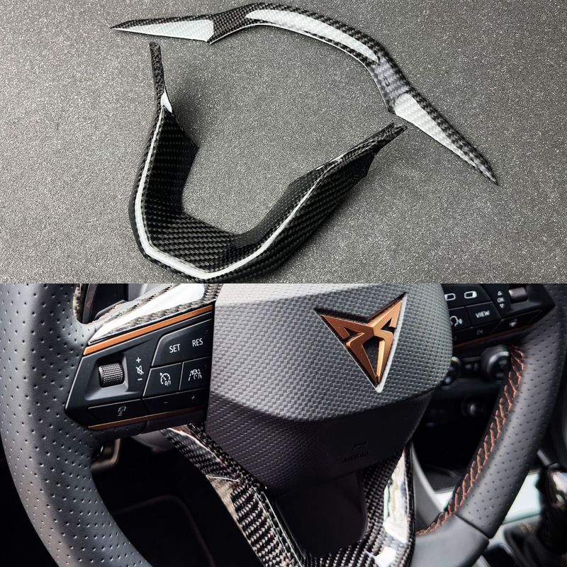 Echt Carbon Cover Lenkrad: SEAT / CUPRA Formentor , Ateca, Leon,  Tarraco, Born