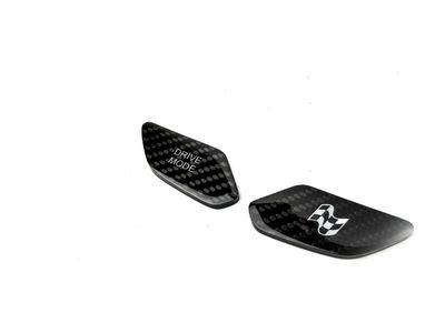 Echt Carbon: Drive Mode Button Lenkrad Tasten / Hyundai i30n / i20N / Kona N / Elentra N