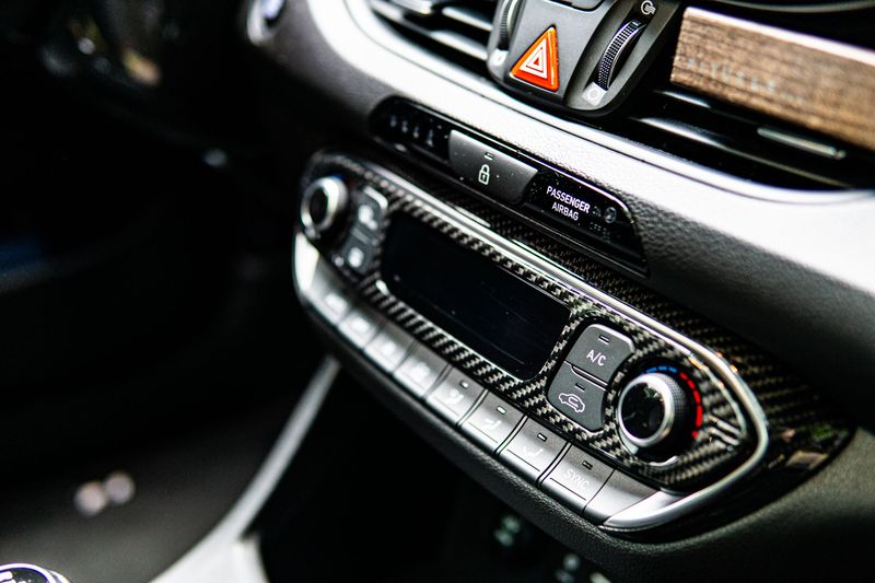 Hyundai i30n Klima Bedienteil echt Carbon Cover