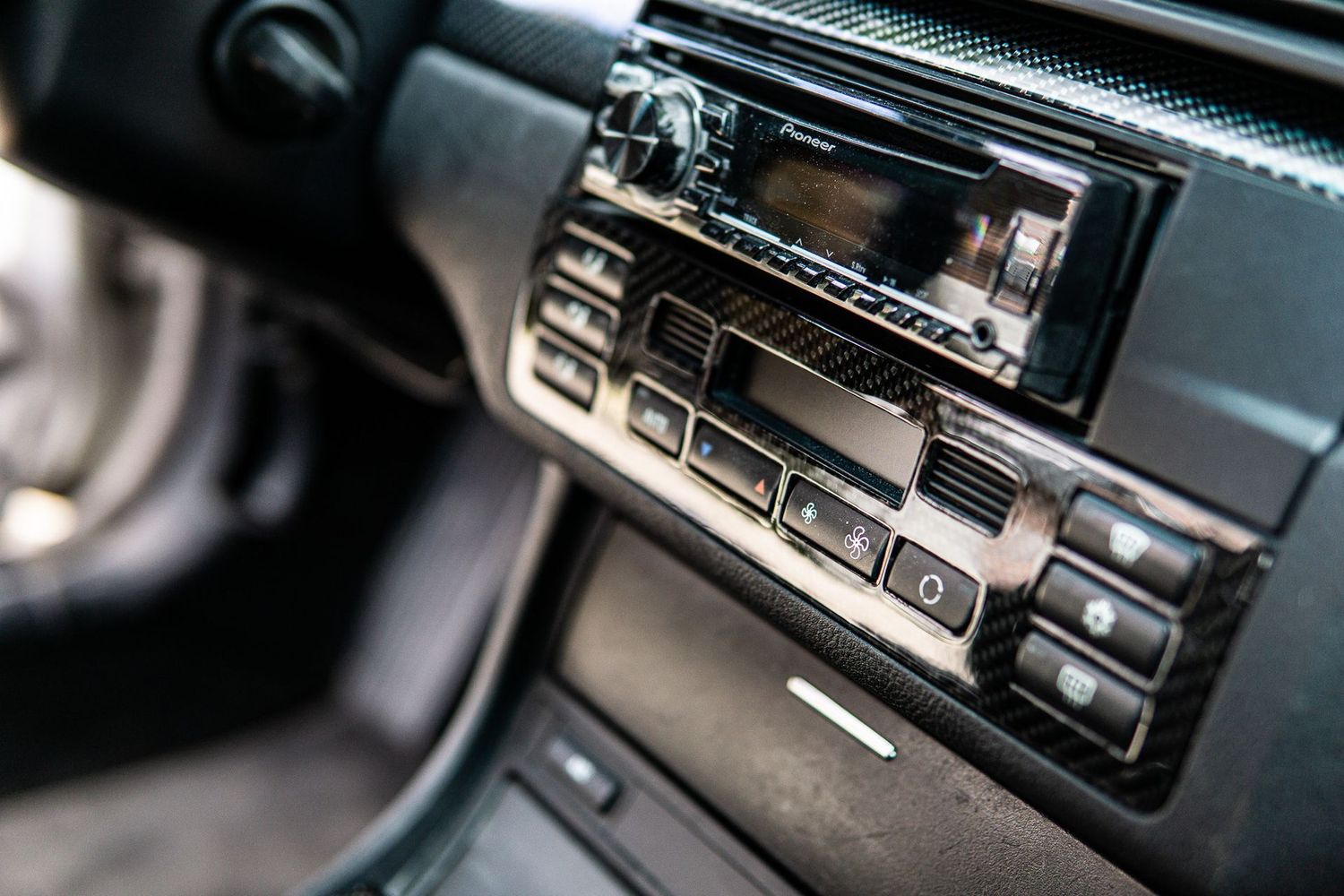 echt Carbon Cover Klima Bedienteil passend für BMW e46