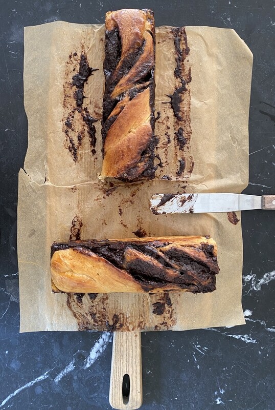 BADASS BABKA a true Sourdough miracle  (a sliver a person is all you need!!) (JH)