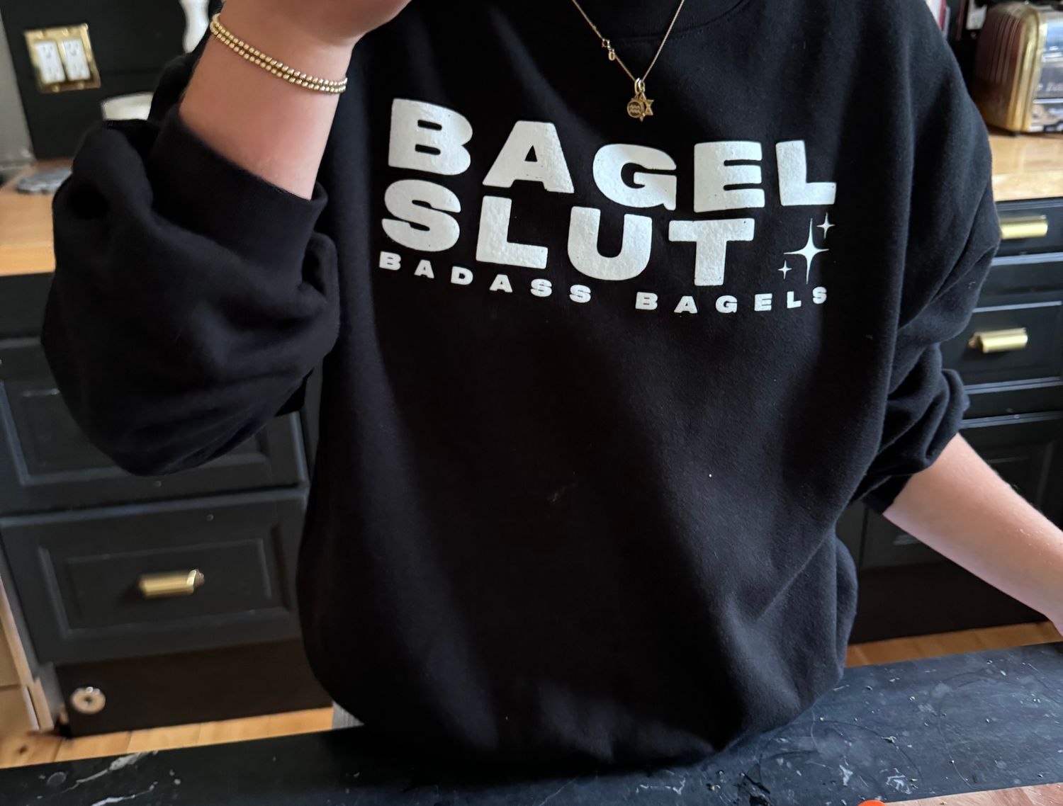 BAGEL SLUT: Sweatshirt, crewneck