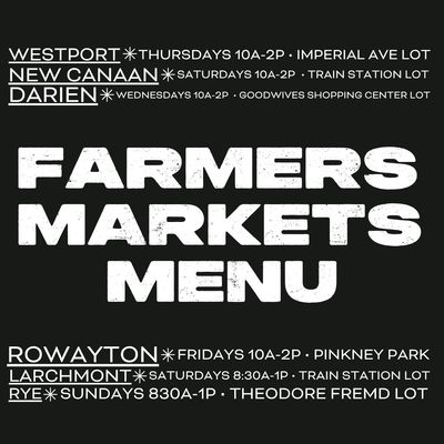 FARMERS MARKET PICK UP MENU