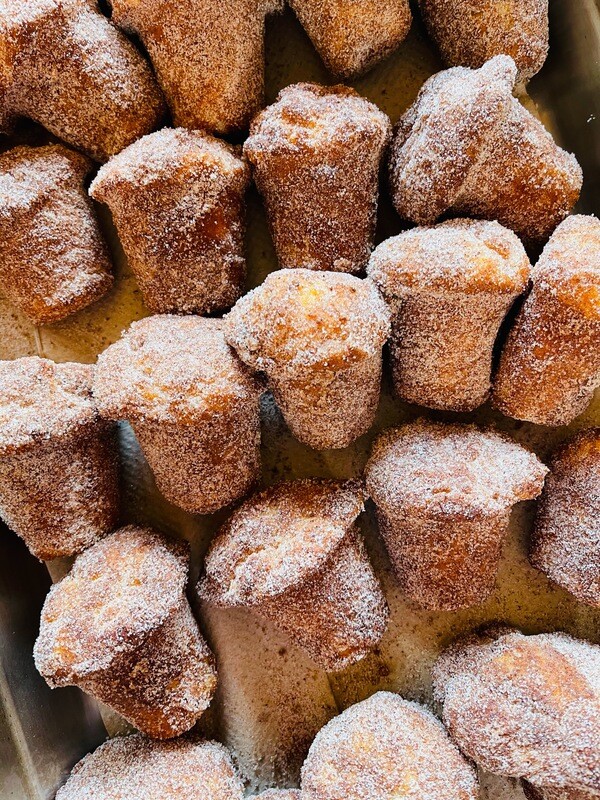 Cinnamon Sugar Doughnut Puffs - 6 (HALF DOZEN)  (GF) (ST)