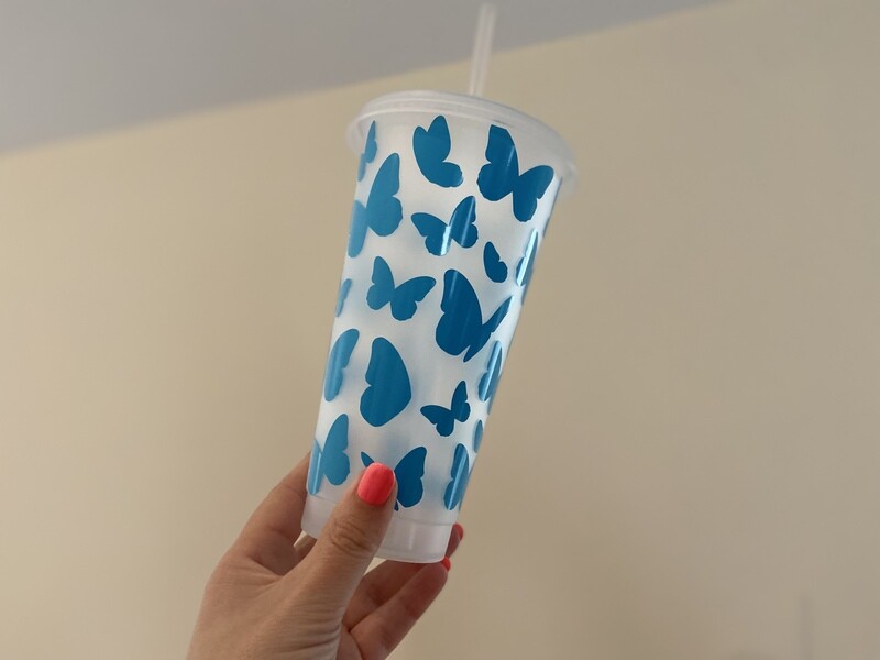 Butterfly cold cup