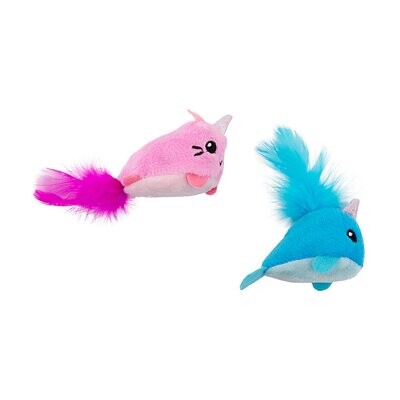 Unicorn Cat and Narwhal Cat Toys - 2 Pack