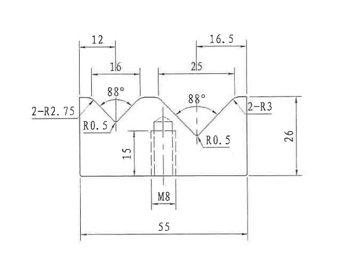 [DV2]-25/16V COMBINATION DIE