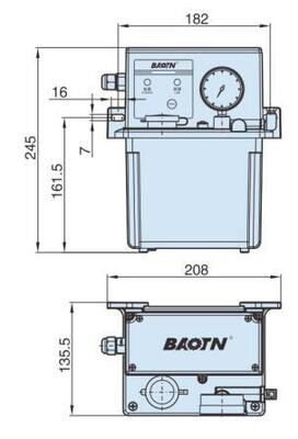 BAOTN - [BTA-C2P2-256] - PLC Control thin oil lubrication pump