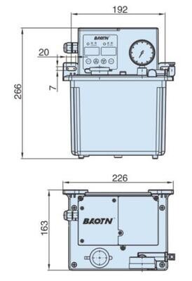 BAOTN - [BTA-A2P3-226] -  Thin oil lubrication pump with Digital Display