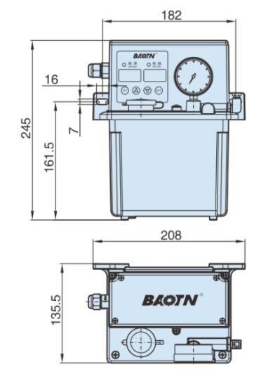 BAOTN - [BTA-A2P2-256] - Thin oil lubrication pump with Digital Display
