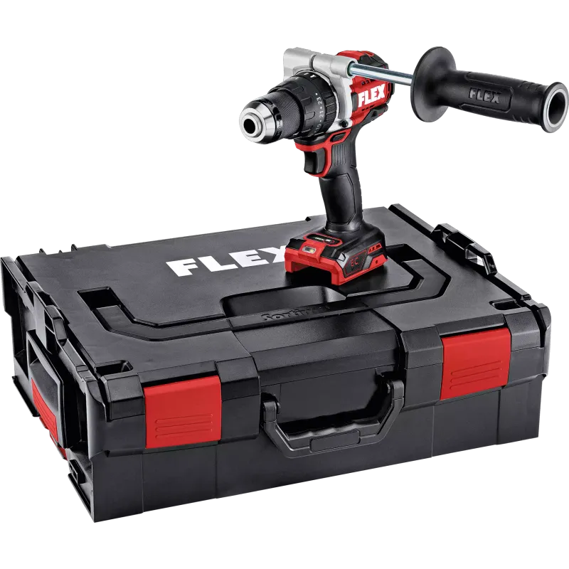 FLEX PD 2G 18.0 - EC HD/5.0 Set - 2 Speed Hammer Drill/Driver with Turbo - 18V
