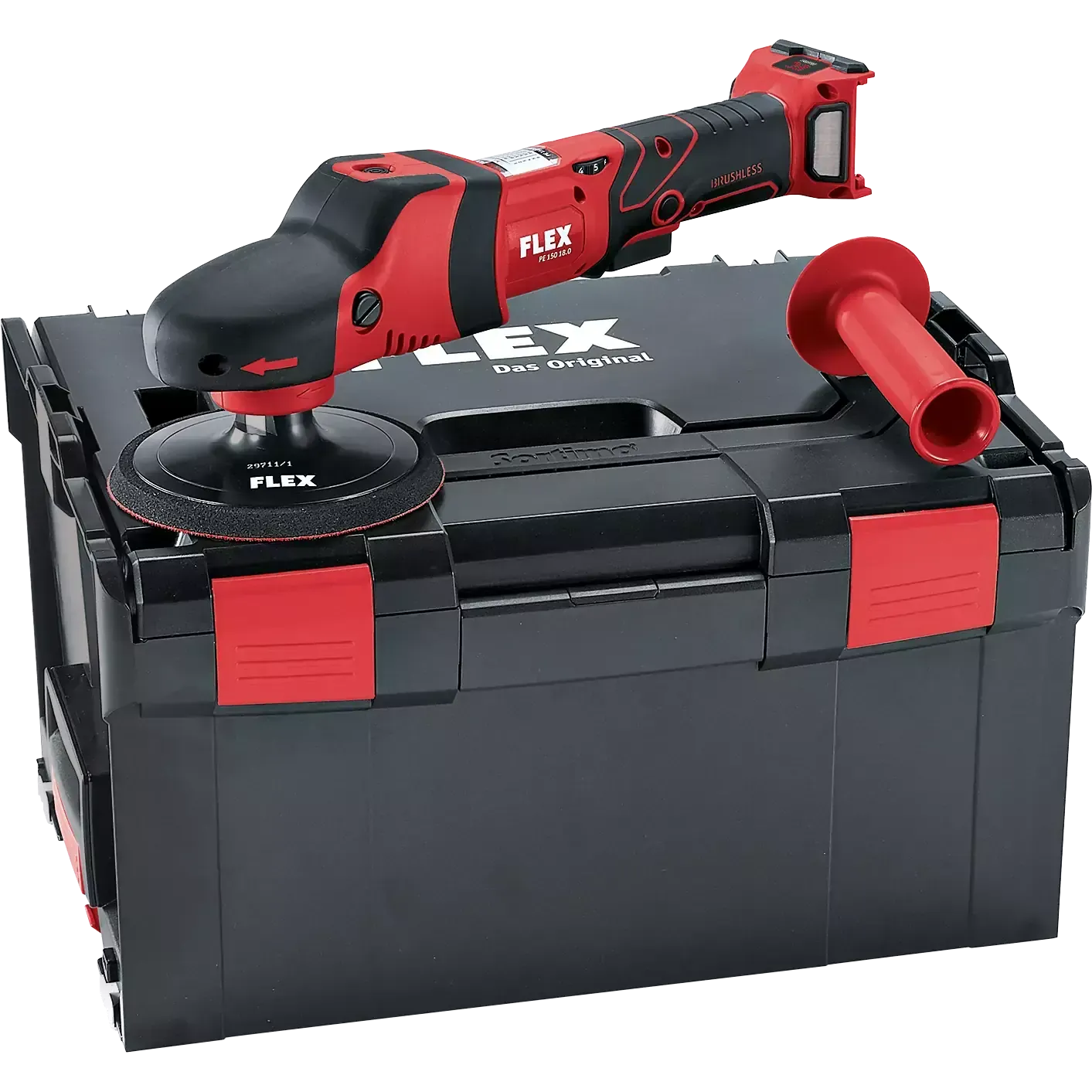 FLEX PE 150 18.0-EC/5.0 Set - Rotary Polisher - Ø160mm – 18V