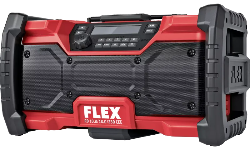 FLEX RD 10.8/18.0/230  Digital Radio for the Construction Site– 10.8/18.0V
