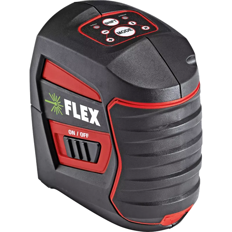 FLEX ALC 2/1 - G/R Self-levelling Crossline Laser with Receiver Mode