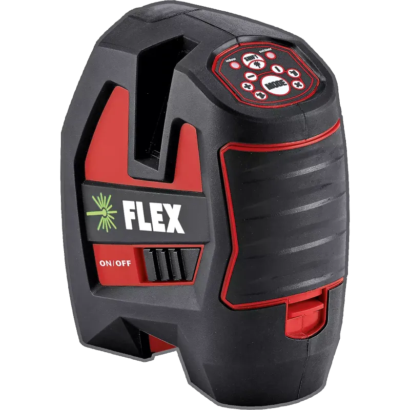 FLEX ALC 3/1 - G/R Self- levelling Crossline Laser with Receiver Mode