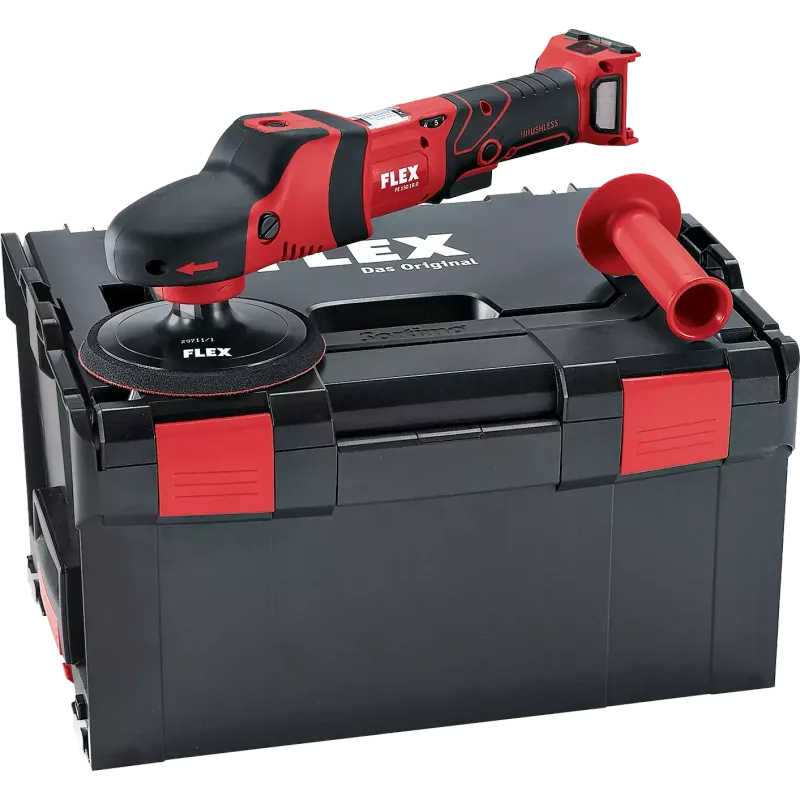 FLEX PE 150 18.0 - EC/5.0 SET - Cordless Rotary Polisher - 18V