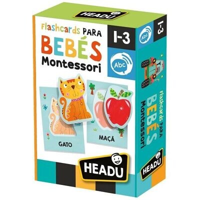 Flashcards para bebés - Montessori HEADU