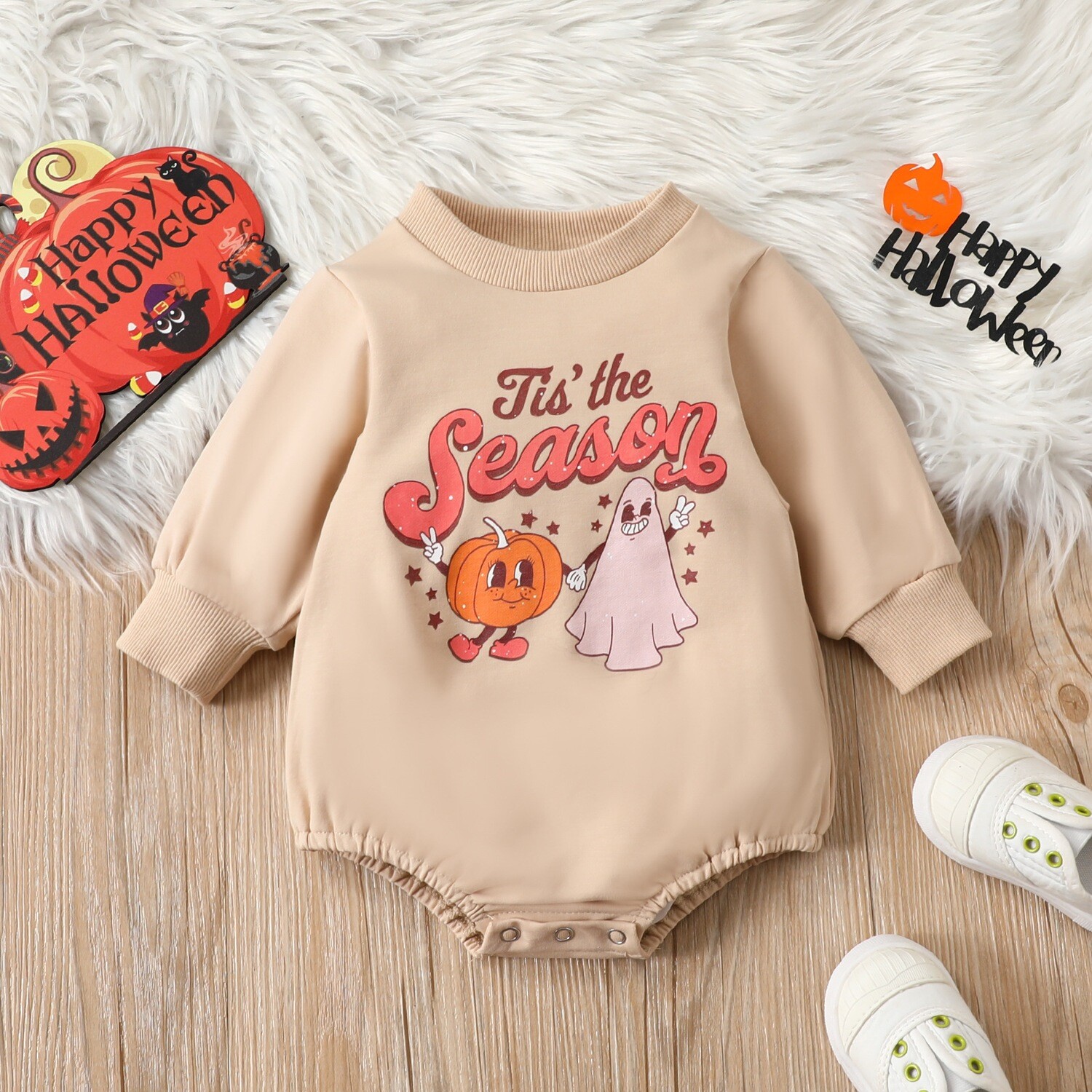Halloween Baby Long-Sleeved Romper