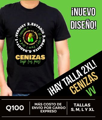PLAYERA CENIZAS BAJO TUS PIES - 30 AÑOS
