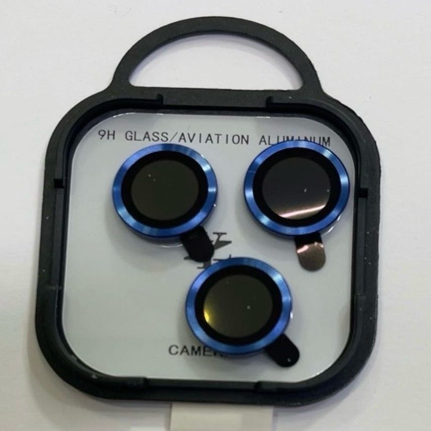 Protectores de lentes de Cámara color azul para iPhone 15 Pro | 15 Pro Max
