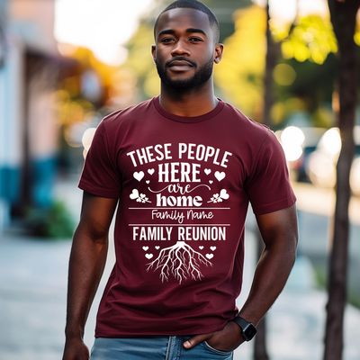 These people here are home. Family reunion