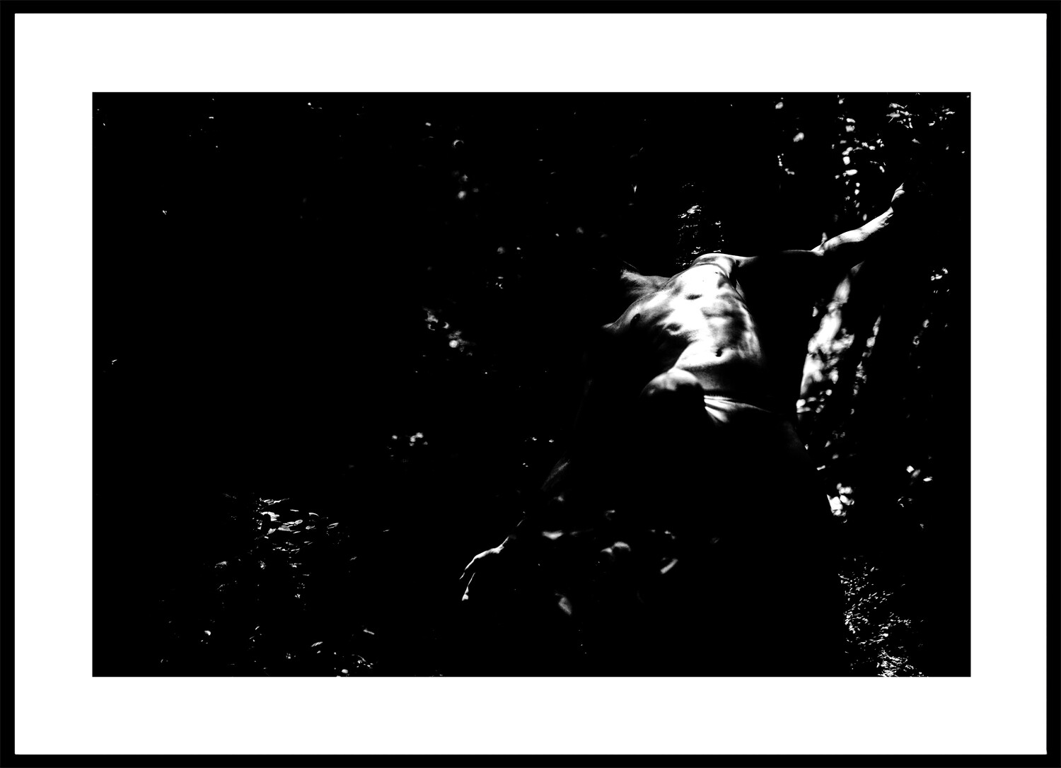 Just a body lying in the woods