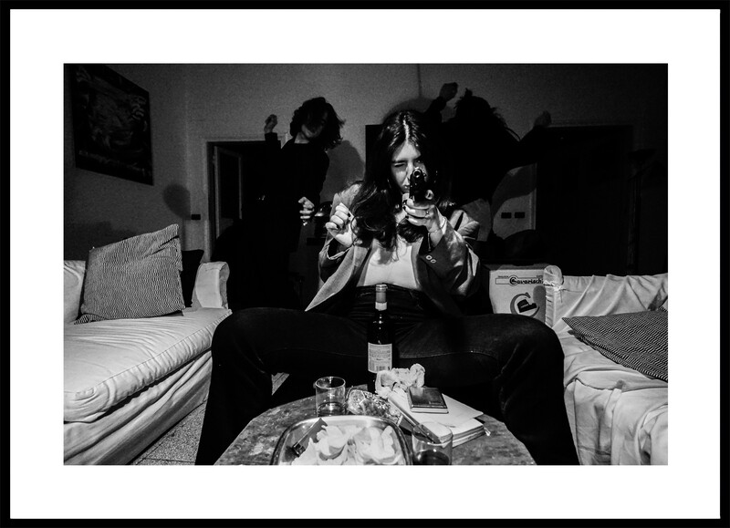 Dancing in the background