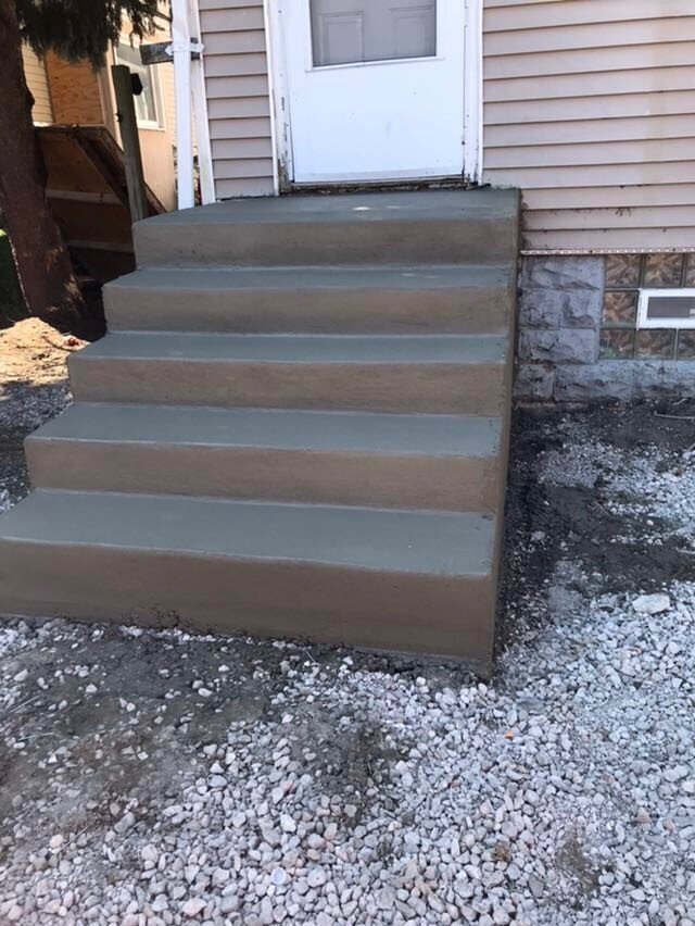 5 Layer Concrete Steps